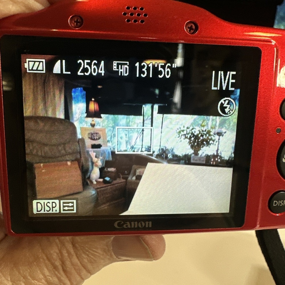 Canon PowerShot SX410 IS 20.0MP Digital Camera Red 40x Zoom Tested With Battery - Picture 11 of 16